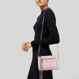 Rebecca Minkoff  Pink Chain Strap Crossbody Handbag